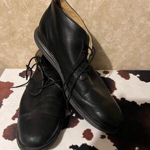 Classic Black Men's Leather Shoes